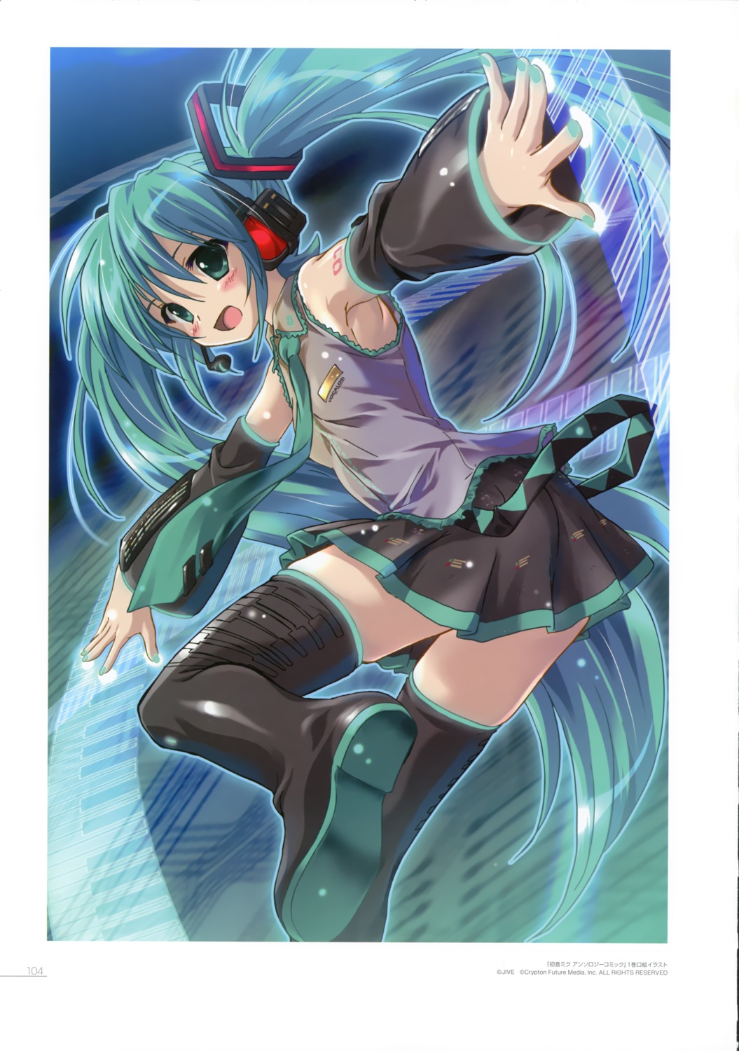 hatsune_miku komatsu_e-ji thighhighs vocaloid