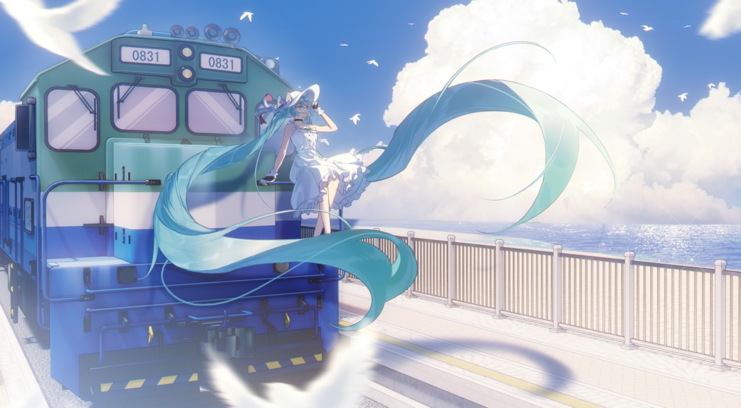 dress hatsune_miku kirina_zero summer_dress vocaloid