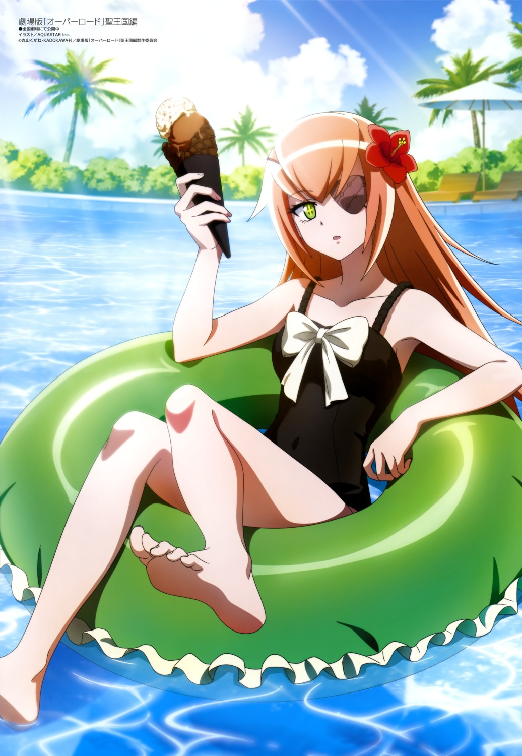 aquastar_inc. cz2128_delta eyepatch feet overlord swimsuits wet