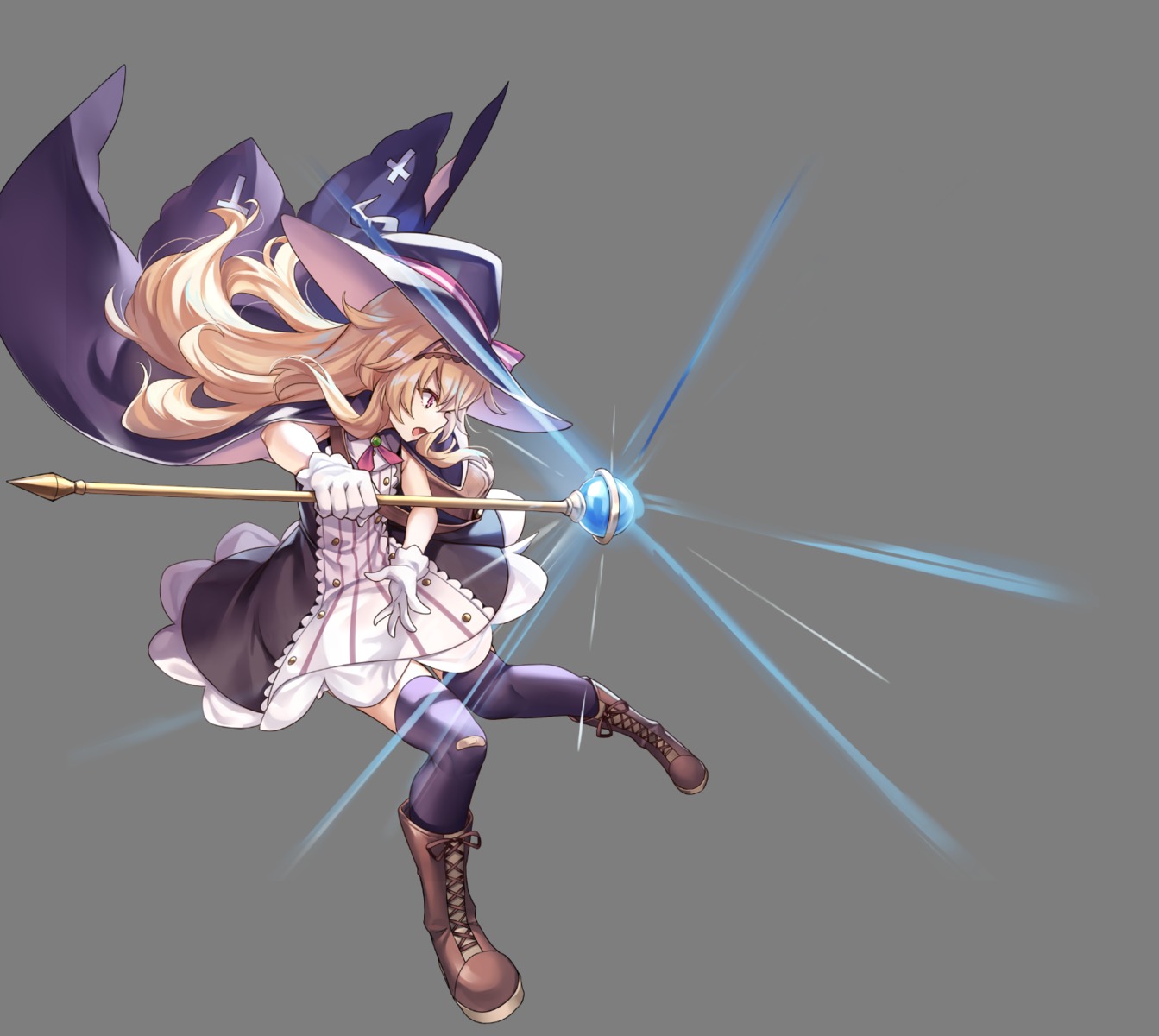 bandaid dress little_witch_nobeta nobeta tagme thighhighs transparent_png weapon witch