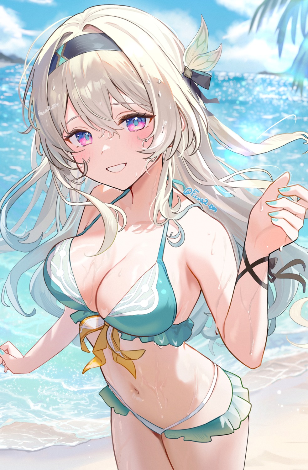 bikini firefly honkai:_star_rail omelet_tomato swimsuits wet