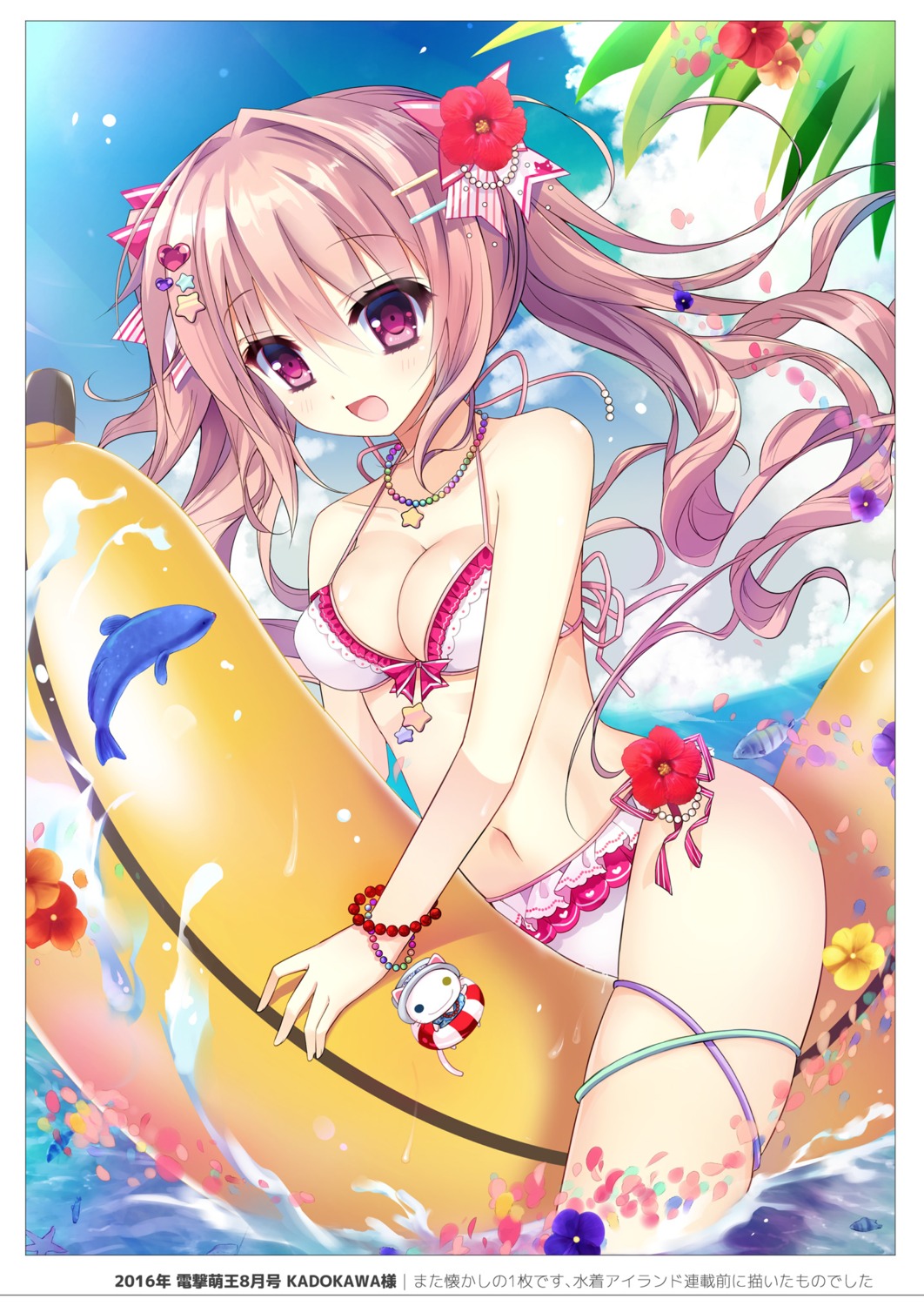 bikini cleavage garter nijuugokuhi-ya shiwasu_horio swimsuits wet