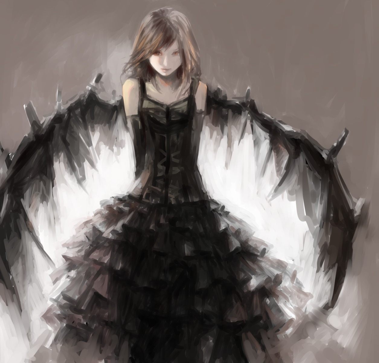 dress tsubutsubu_mikan wings