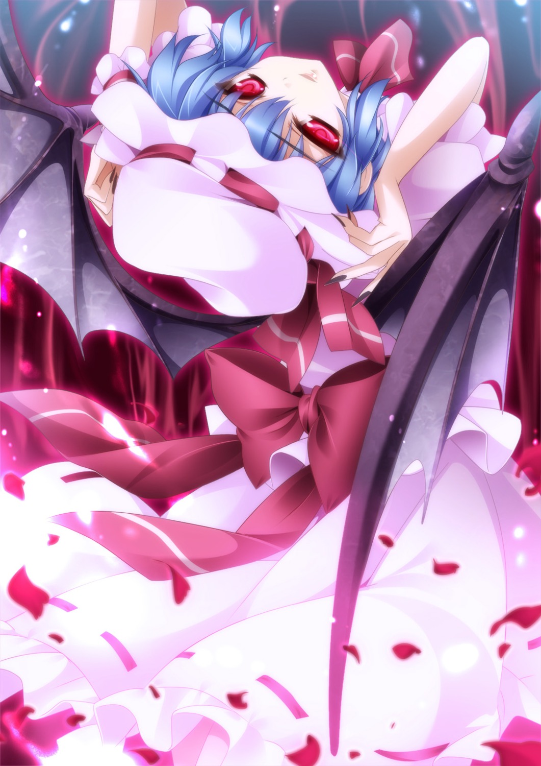 monety remilia_scarlet touhou wings