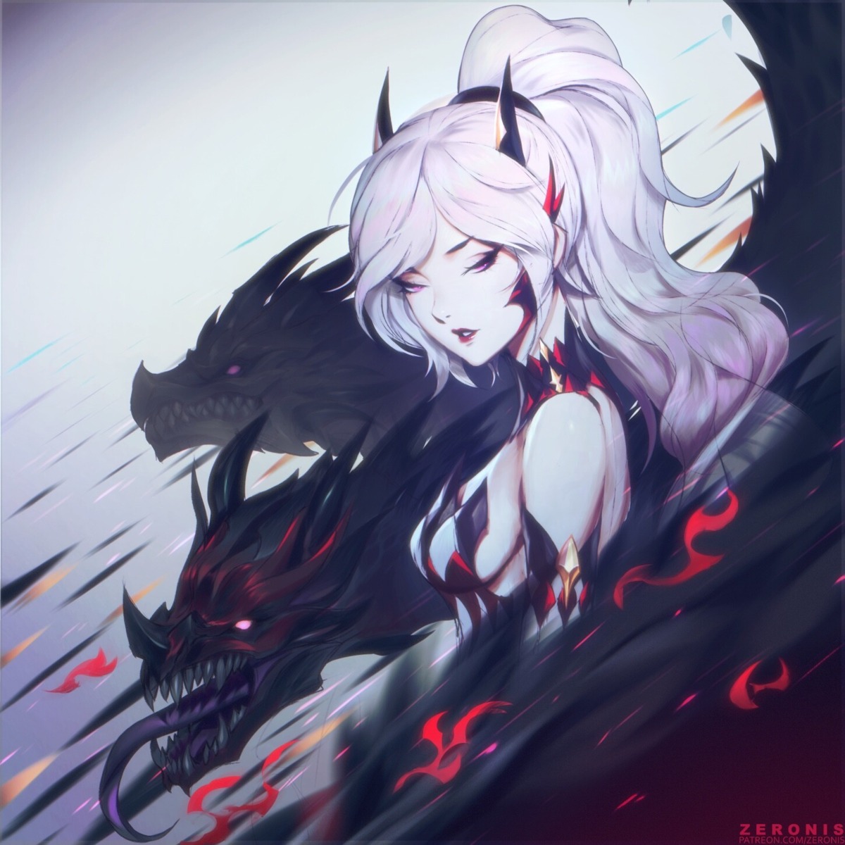 daenerys_targaryen game_of_thrones horns monster zeronis