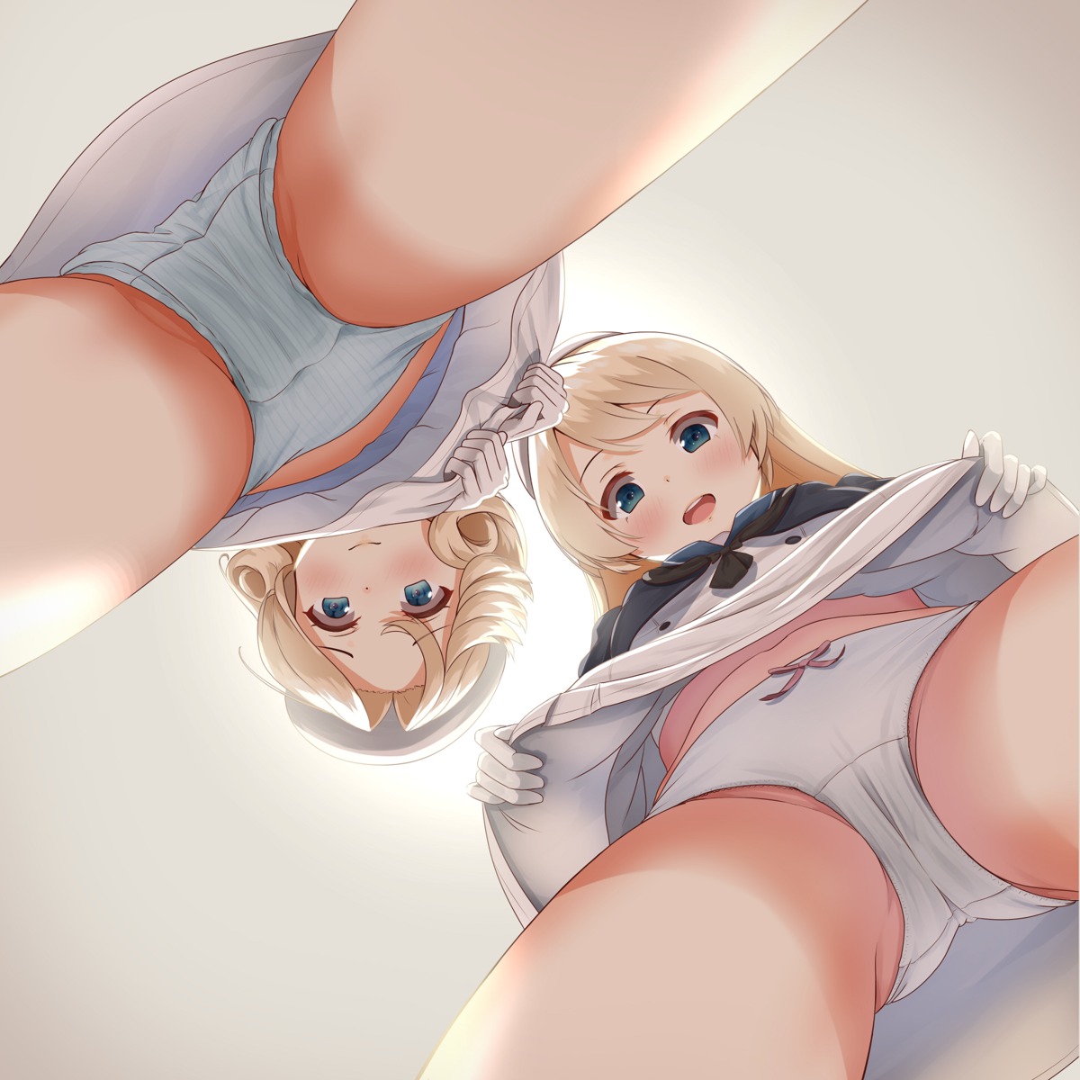 cameltoe janus_(kancolle) jervis_(kancolle) kantai_collection loli pantsu seifuku skirt_lift zuki