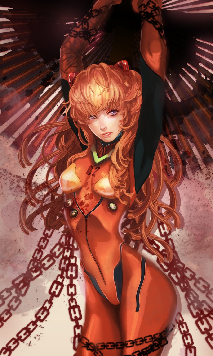 bodysuit jugo_(artist) neon_genesis_evangelion souryuu_asuka_langley