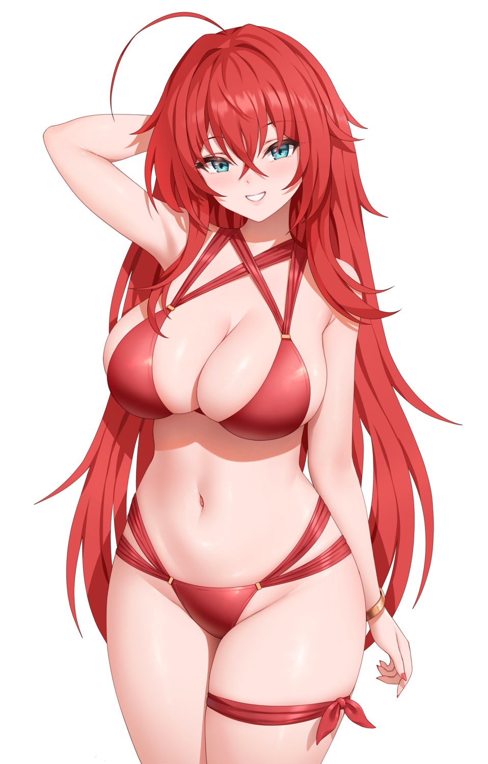 bikini garter highschool_dxd rias_gremory secon swimsuits