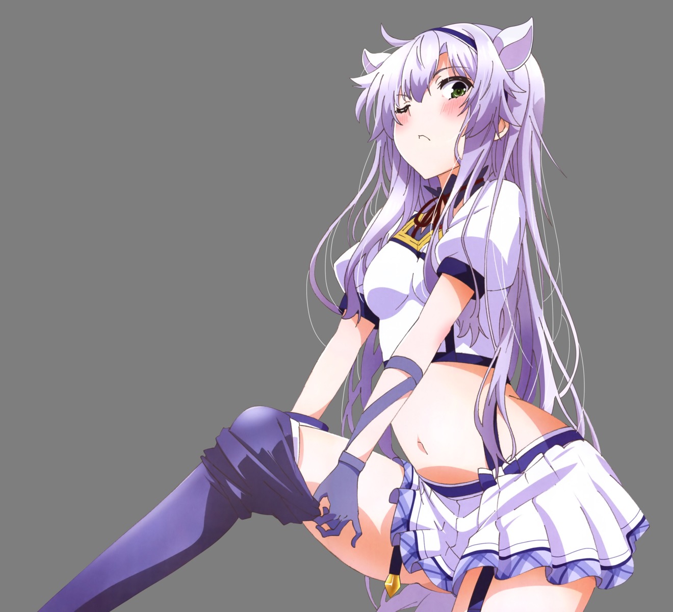 rokudenashi_majutsu_koushi_to_akashic_record seifuku sistina_fibel stockings thighhighs transparent_png