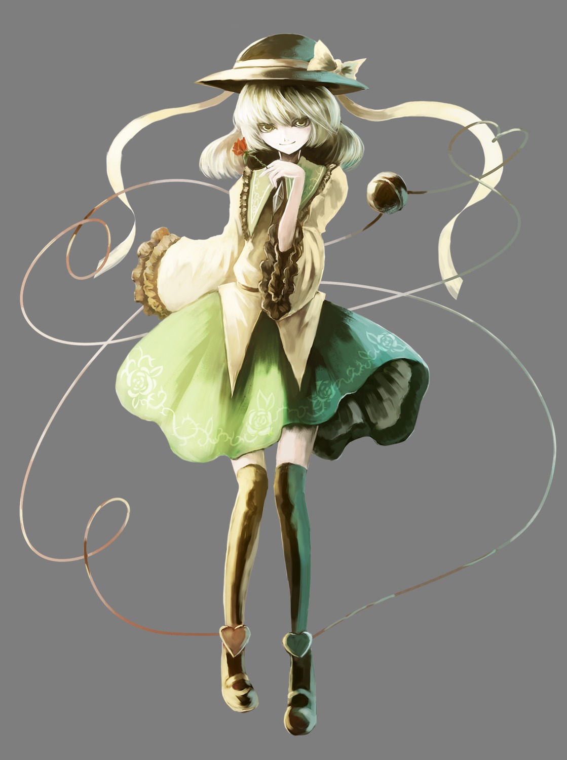 komeiji_koishi paseri thighhighs touhou transparent_png