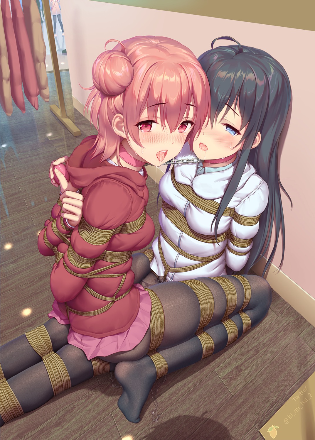 bondage pantyhose tokinohimitsu yahari_ore_no_seishun_lovecome_wa_machigatteiru. yuigahama_yui yukinoshita_yukino