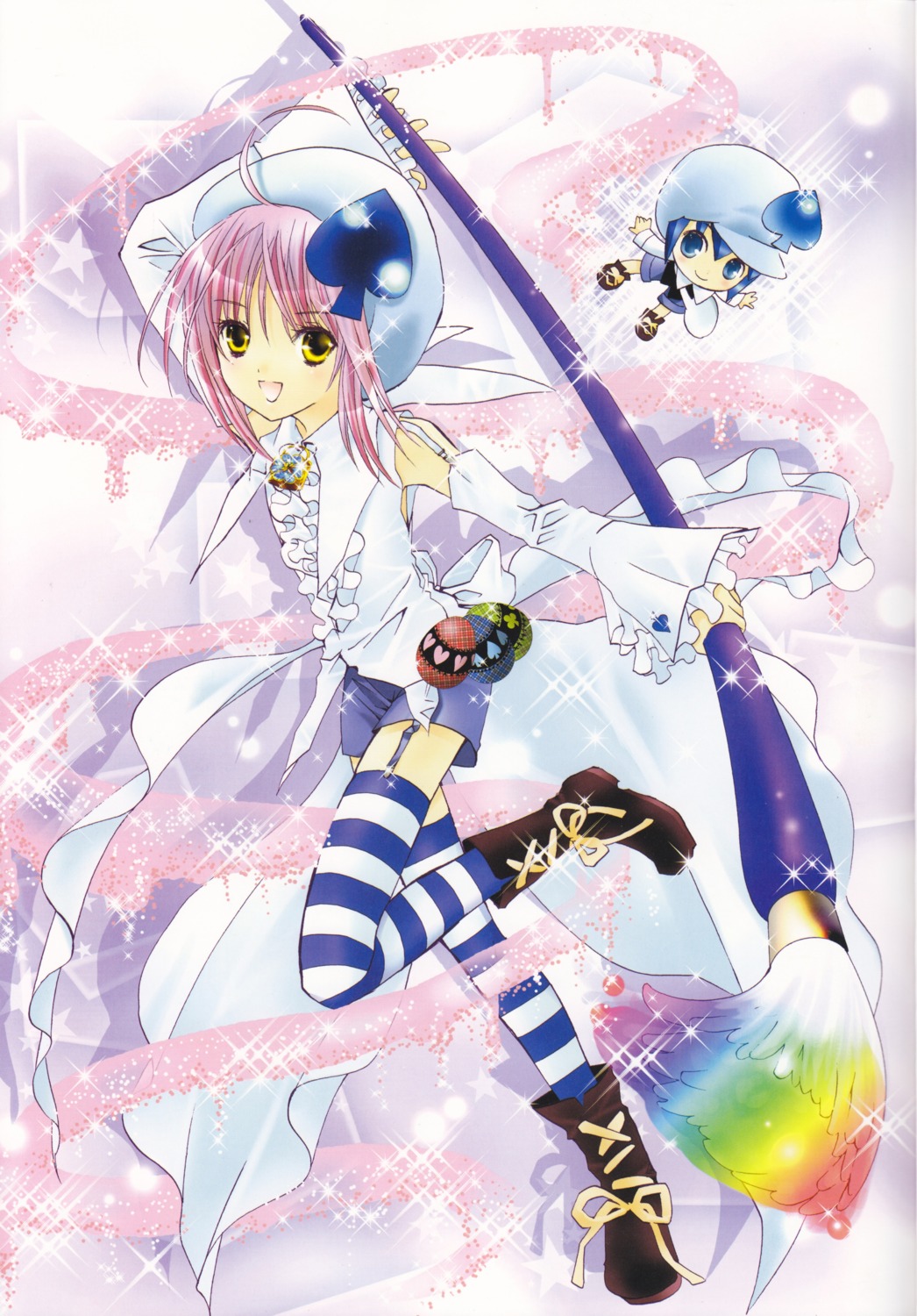 amulet_spade hinamori_amu miki shugo_chara thighhighs