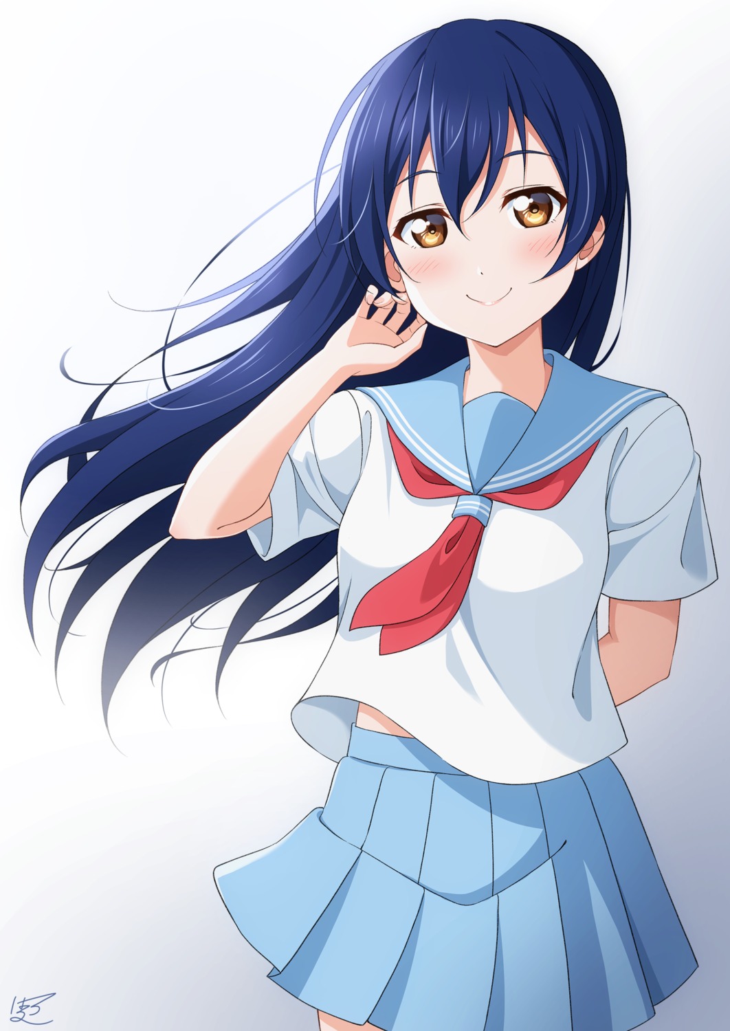 haruharo_(haruharo_7315) love_live! seifuku sonoda_umi