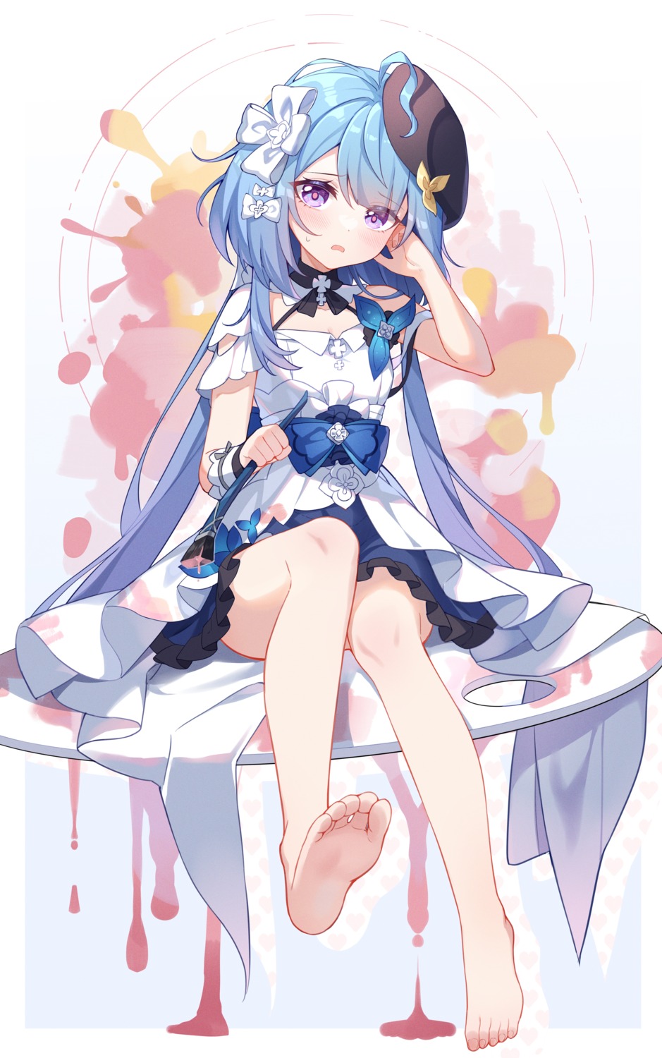 benghuai_xueyuan dress feet gou_lianlian_dogface honkai_impact