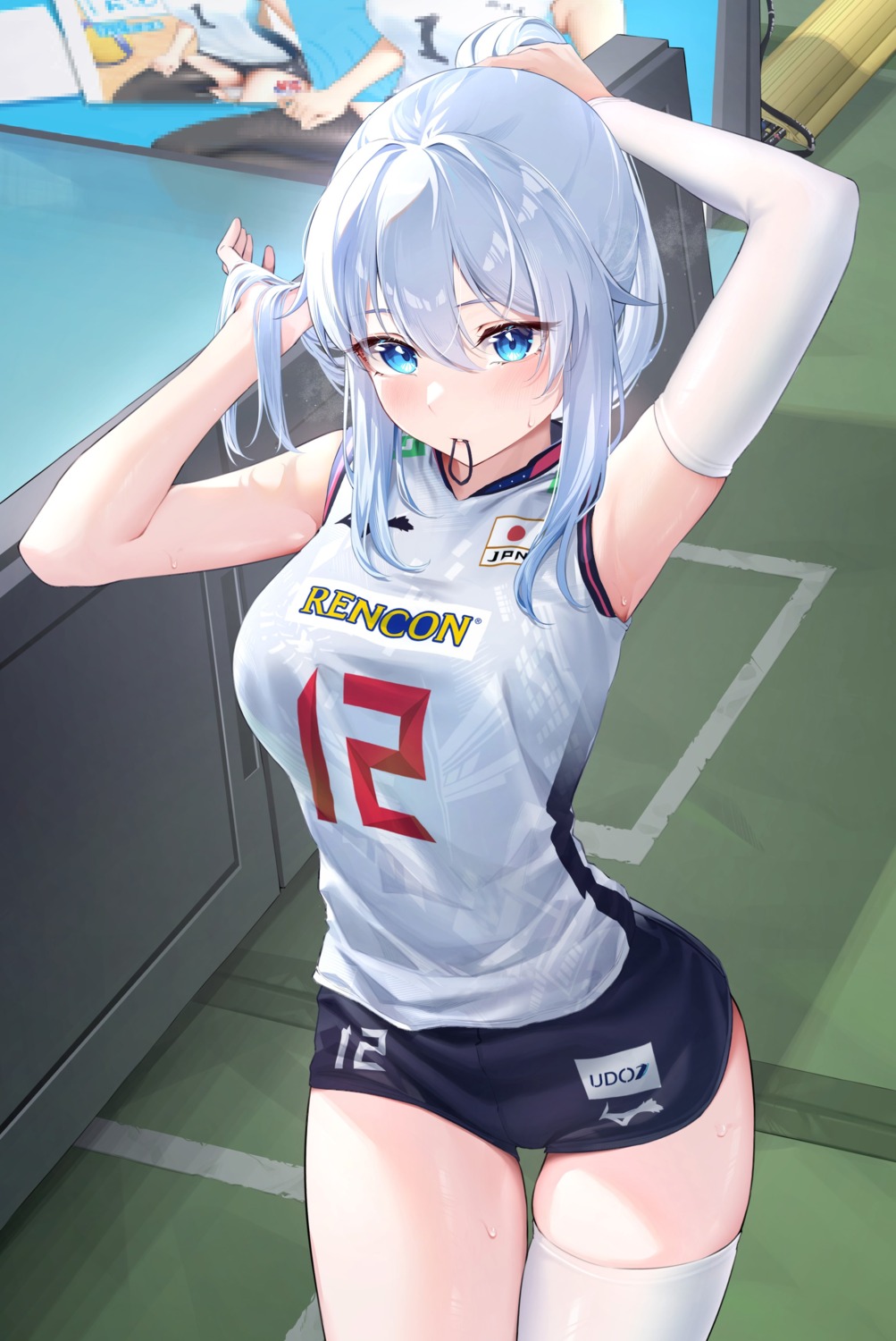 buruma gym_uniform thighhighs vegetablenabe