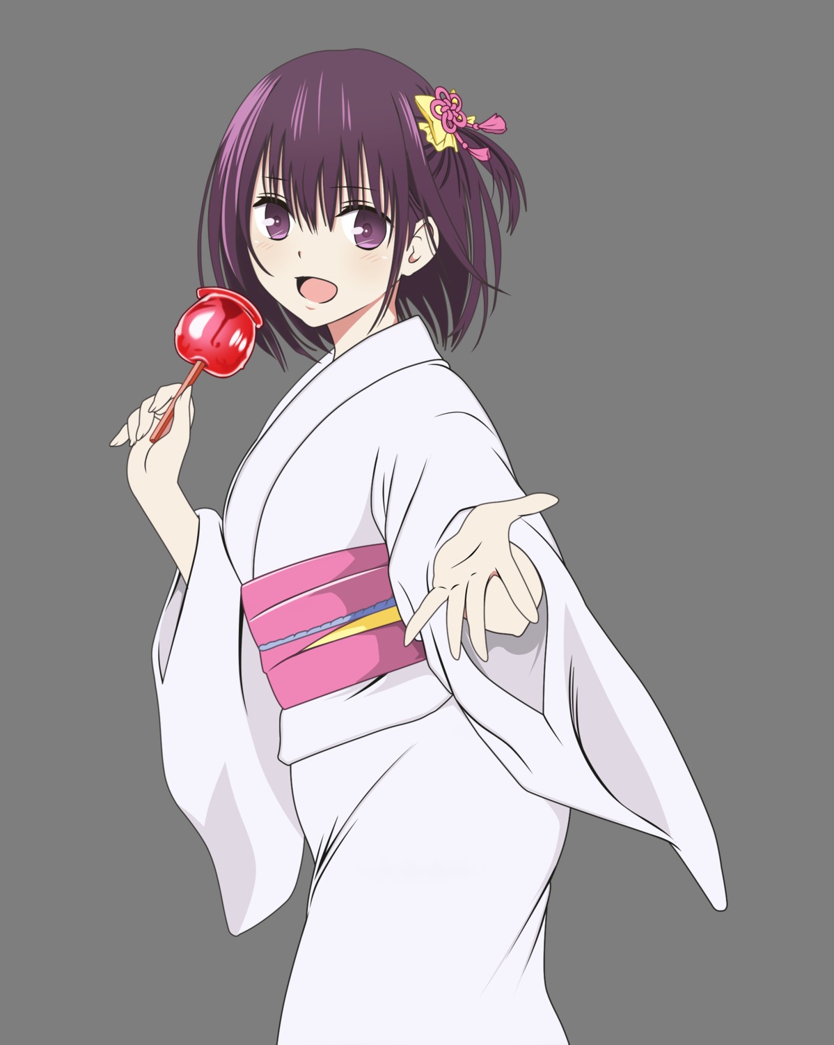 ayakashi_triangle kanade_suzu tagme transparent_png vector_trace yukata