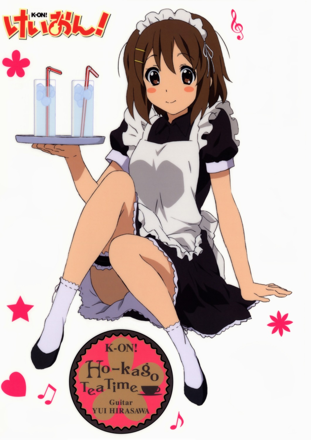 hirasawa_yui k-on! maid