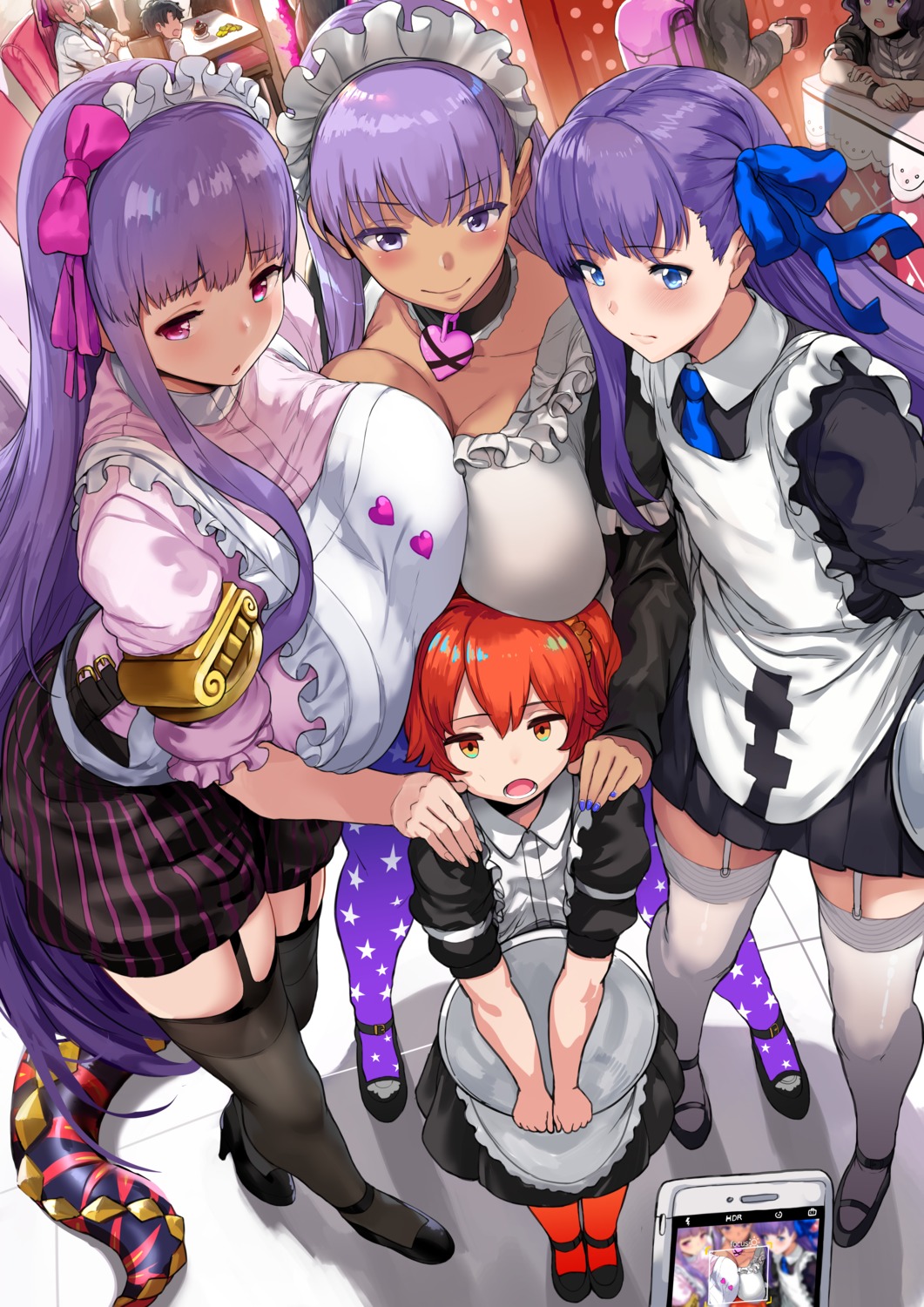 bb_(fate/extra_ccc) fate/extra fate/extra_ccc fate/grand_order fate/stay_night fujimaru_ritsuka_(female) fujimaru_ritsuka_(male) heels hews katsushika_hokusai_(fate) loli maid meltryllis passion_lip scathach_(fate/grand_order) shota stockings tentacles thighhighs