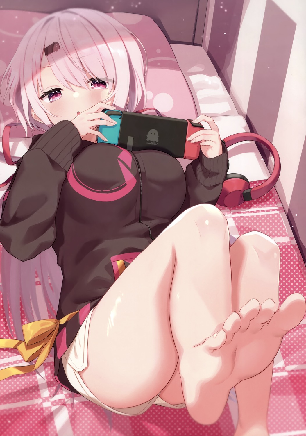 feet kasokuiki ksk_(kasokuiki) nijisanji nijisanji_gamers shiina_yuika