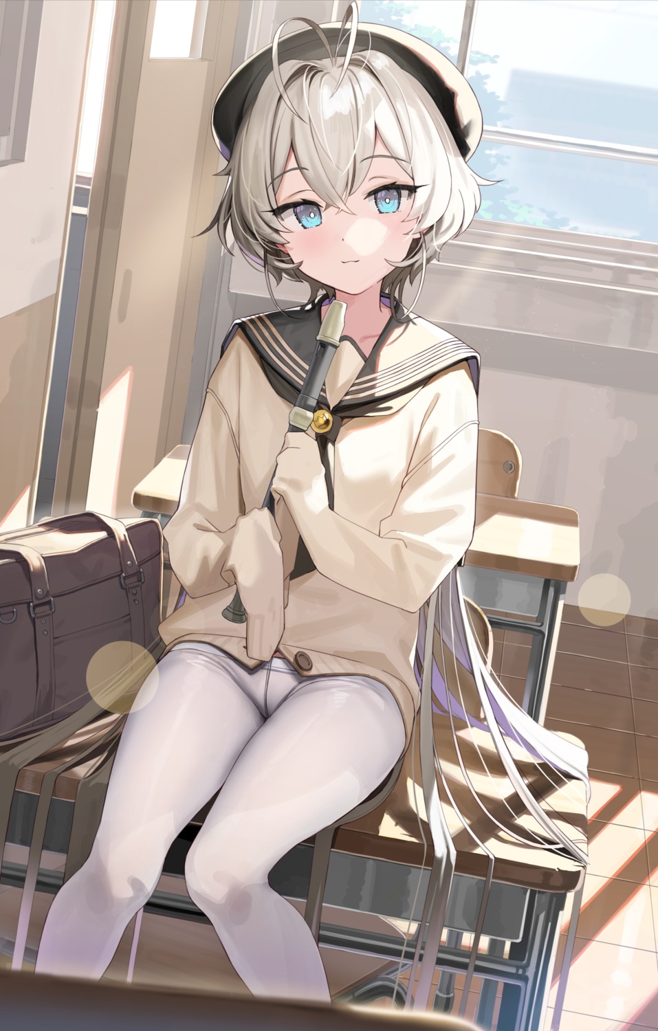 kanzarin loli pantsu pantyhose seifuku sweater