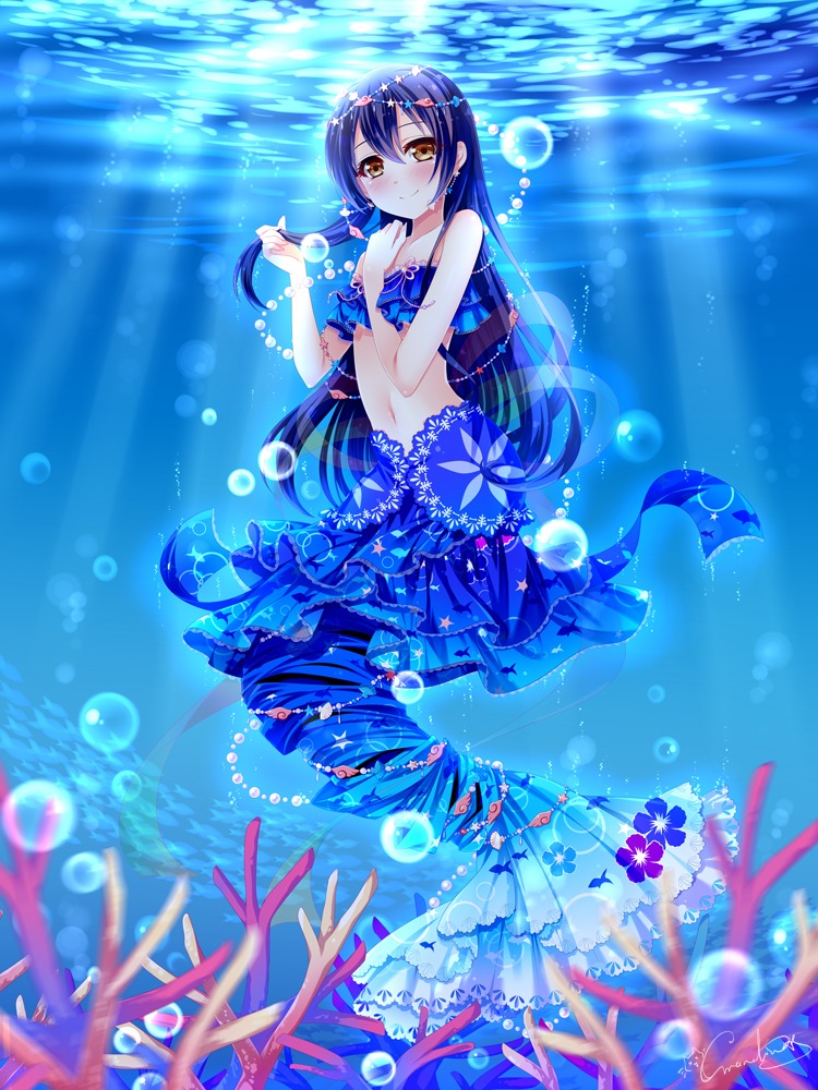 grandia_bing love_live! mermaid monster_girl sonoda_umi