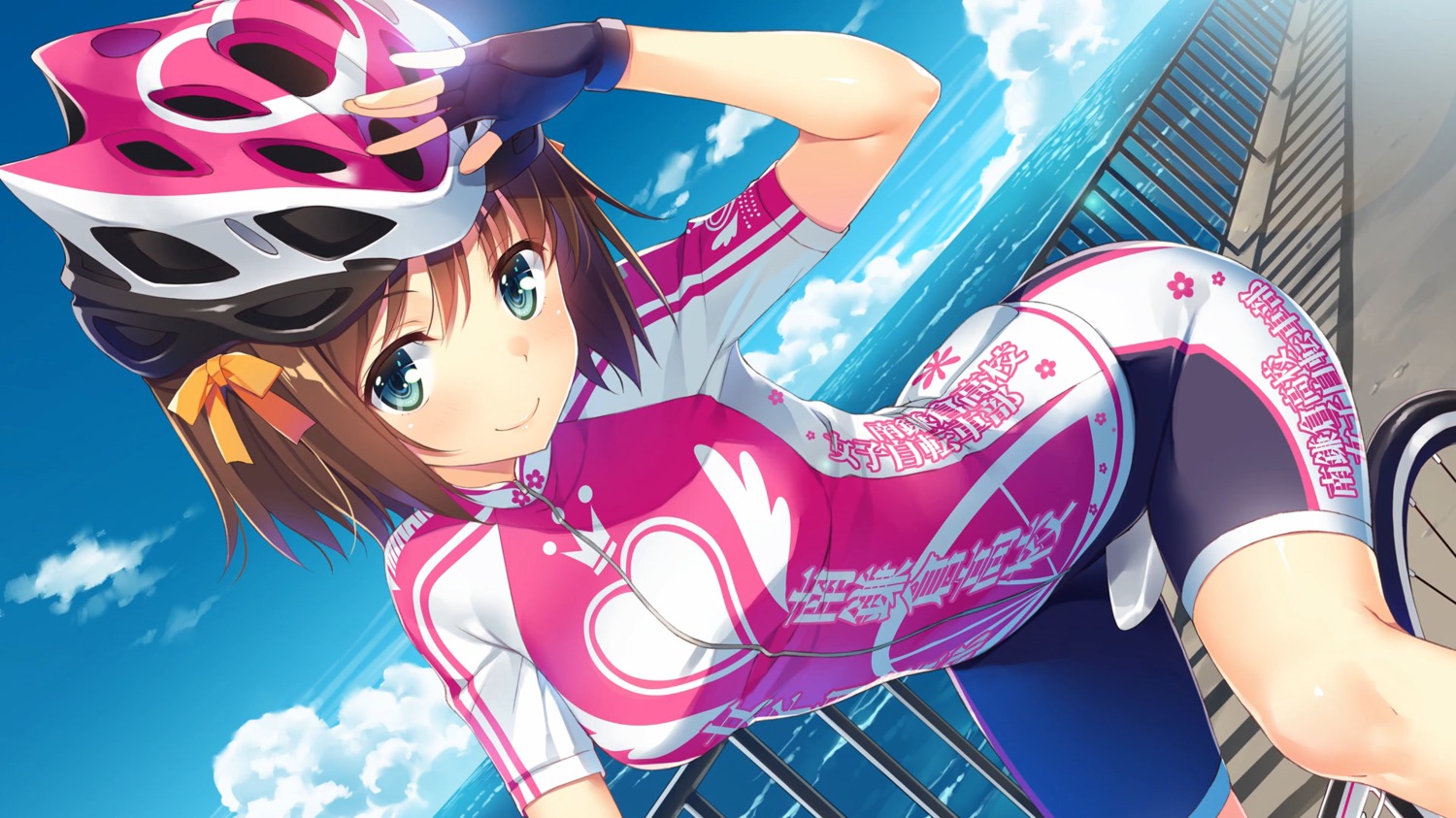 bike_shorts endcard maiharu_hiromi minami_kamakura_koukou_joshi_jitenshabu yuuki_hagure