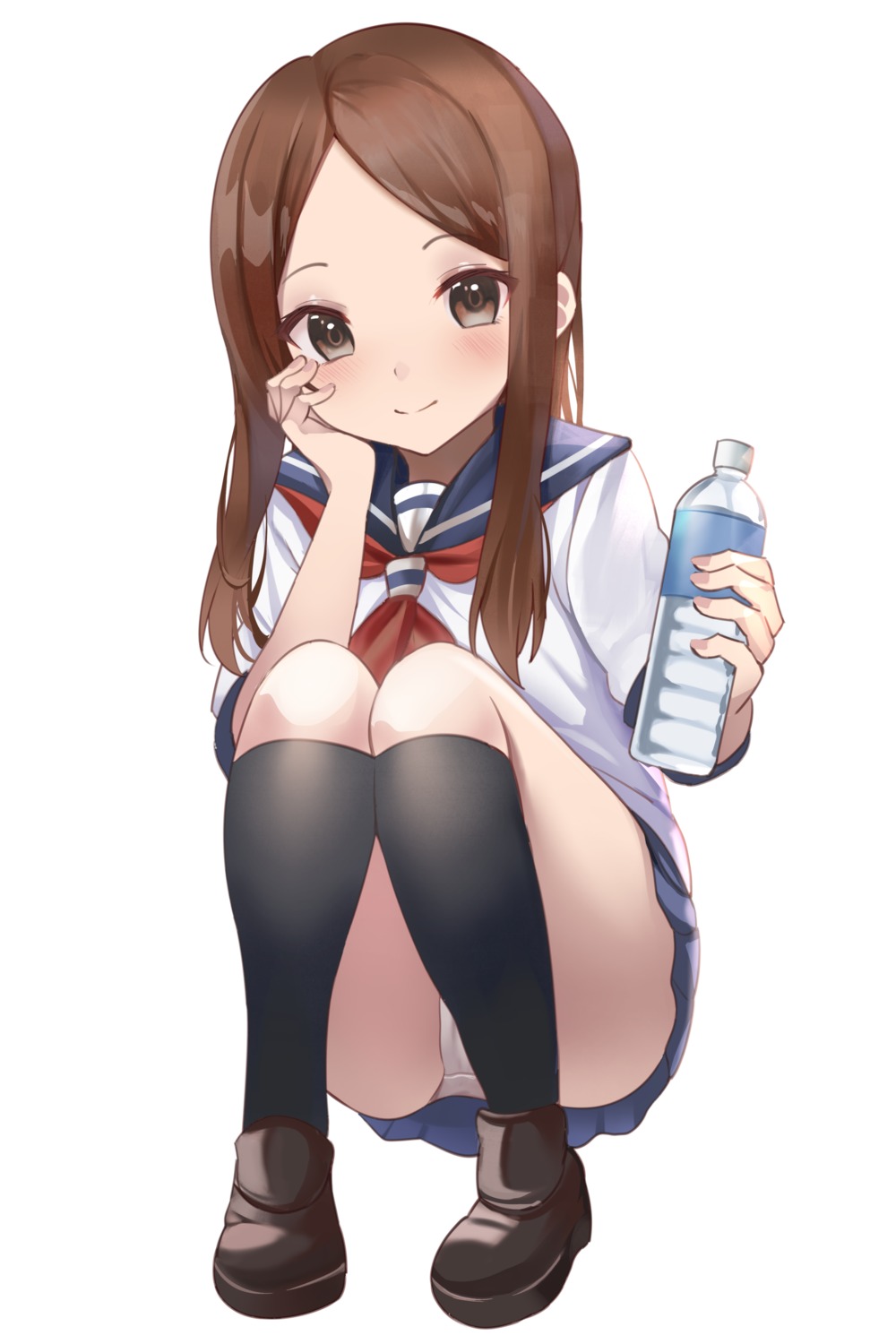 cameltoe kananote karakai_jouzu_no_takagi-san loli pantsu seifuku skirt_lift takagi-san