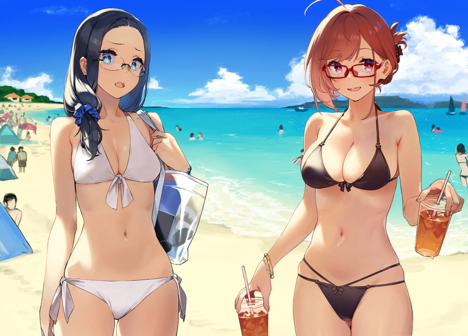 92m bikini cleavage megane swimsuits