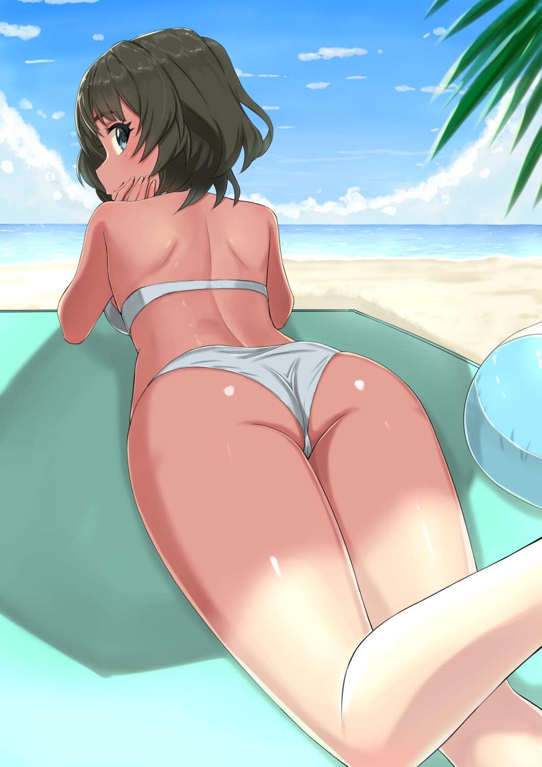 ass bikini cameltoe k-ya swimsuits takagaki_kaede the_idolm@ster the_idolm@ster_cinderella_girls thong