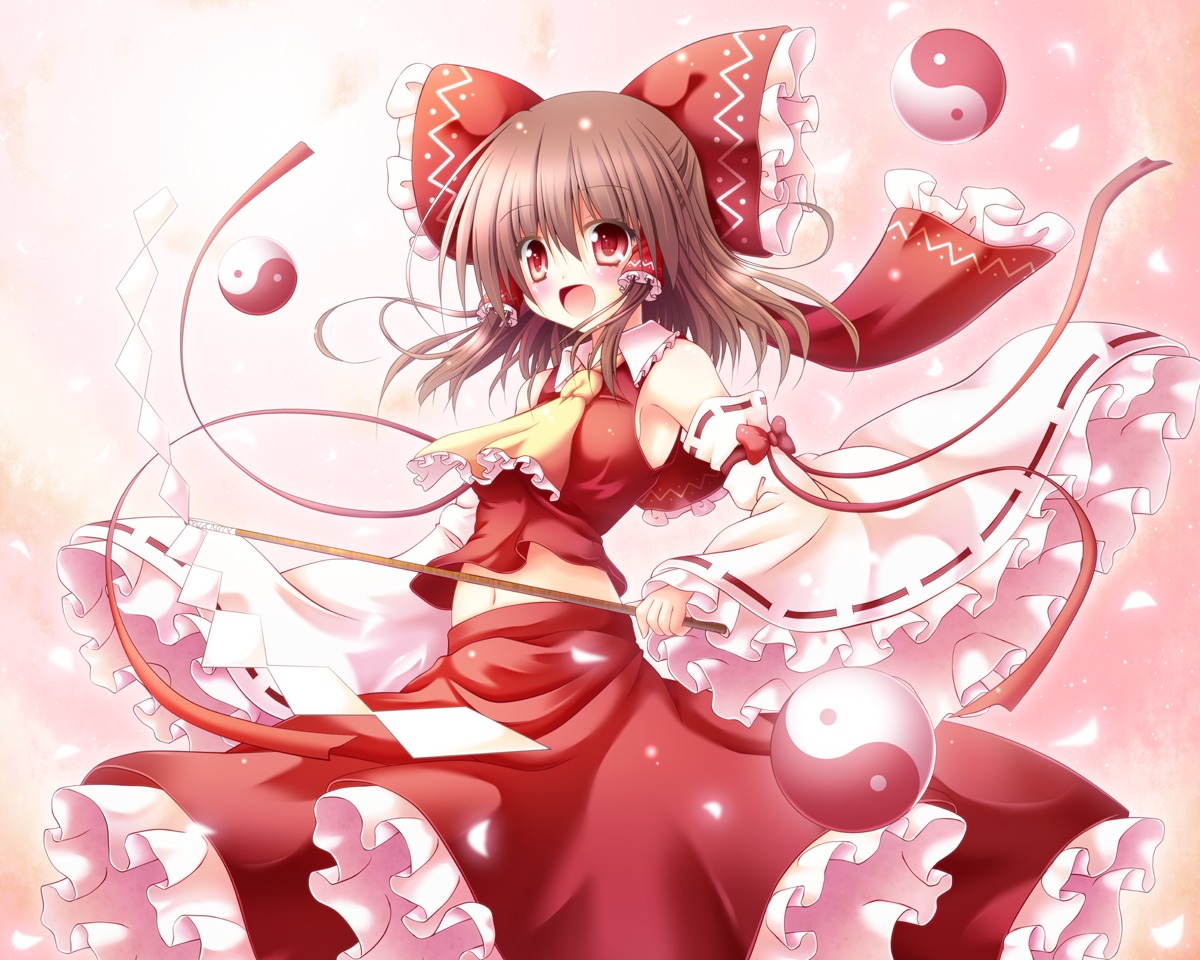 hakurei_reimu osashin_(osada) touhou