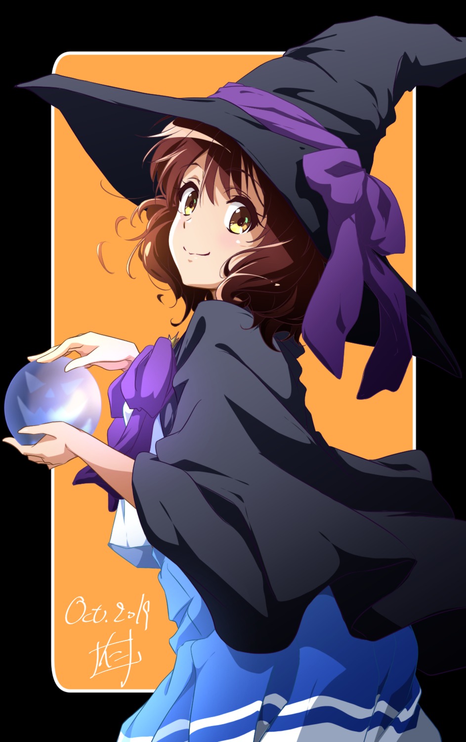 halloween hibike!_euphonium nii_manabu oumae_kumiko seifuku witch