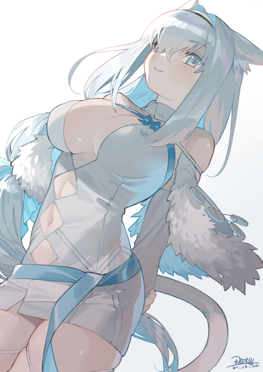 animal_ears dress no_bra syn_eaa tagme tail