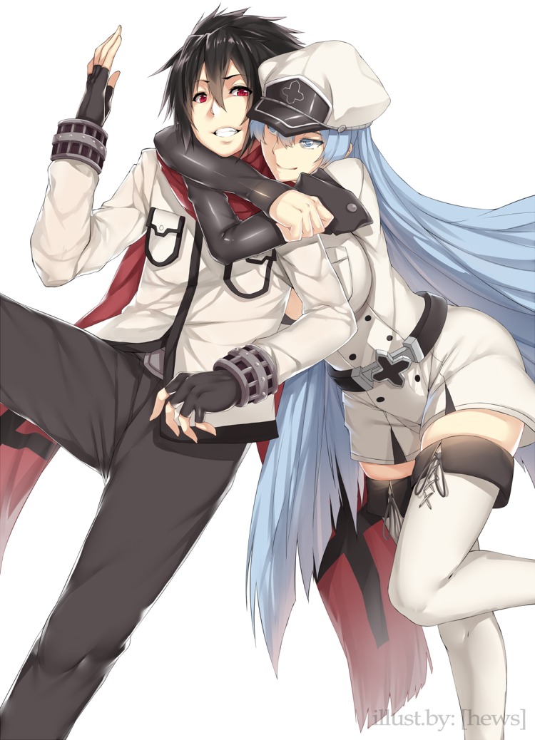 akame_ga_kill! esdeath hews thighhighs uniform