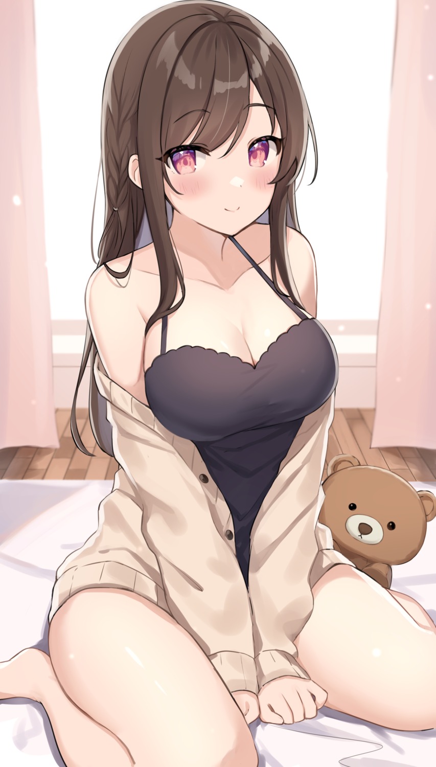 cleavage lingerie okiq sweater