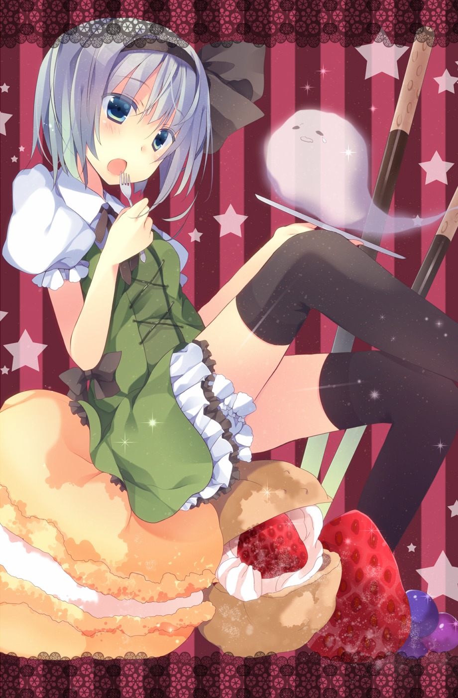 konpaku_youmu sushimekabu thighhighs touhou