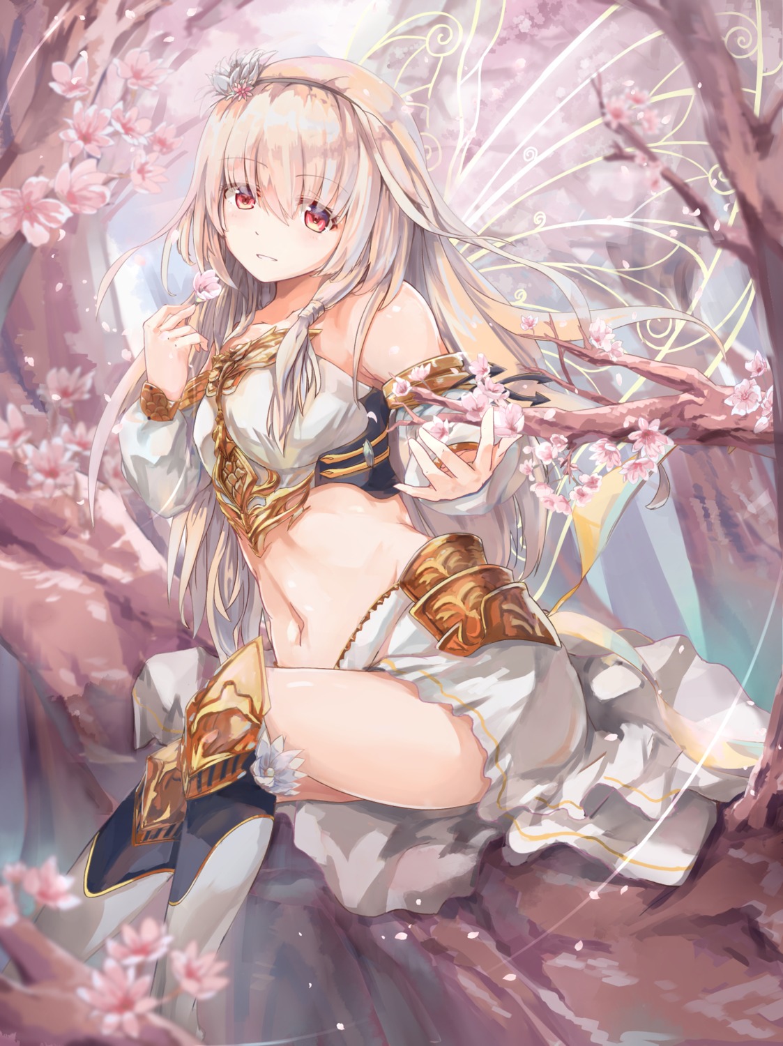 armor fairy_princess_(shadowverse) shadowverse shinsoyori thighhighs wings