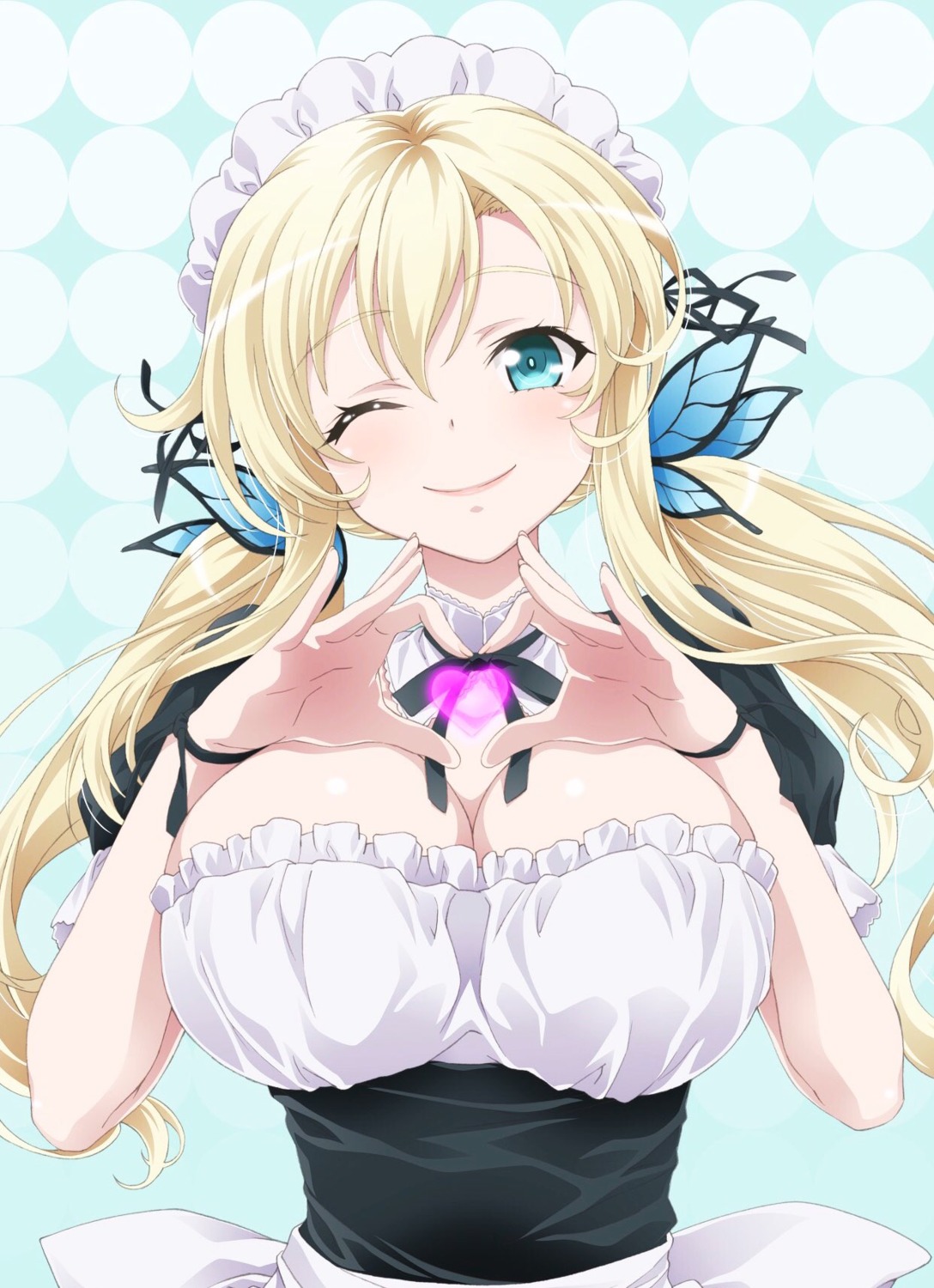 boku_wa_tomodachi_ga_sukunai cleavage kashiwazaki_sena maid watanabe_yoshihiro