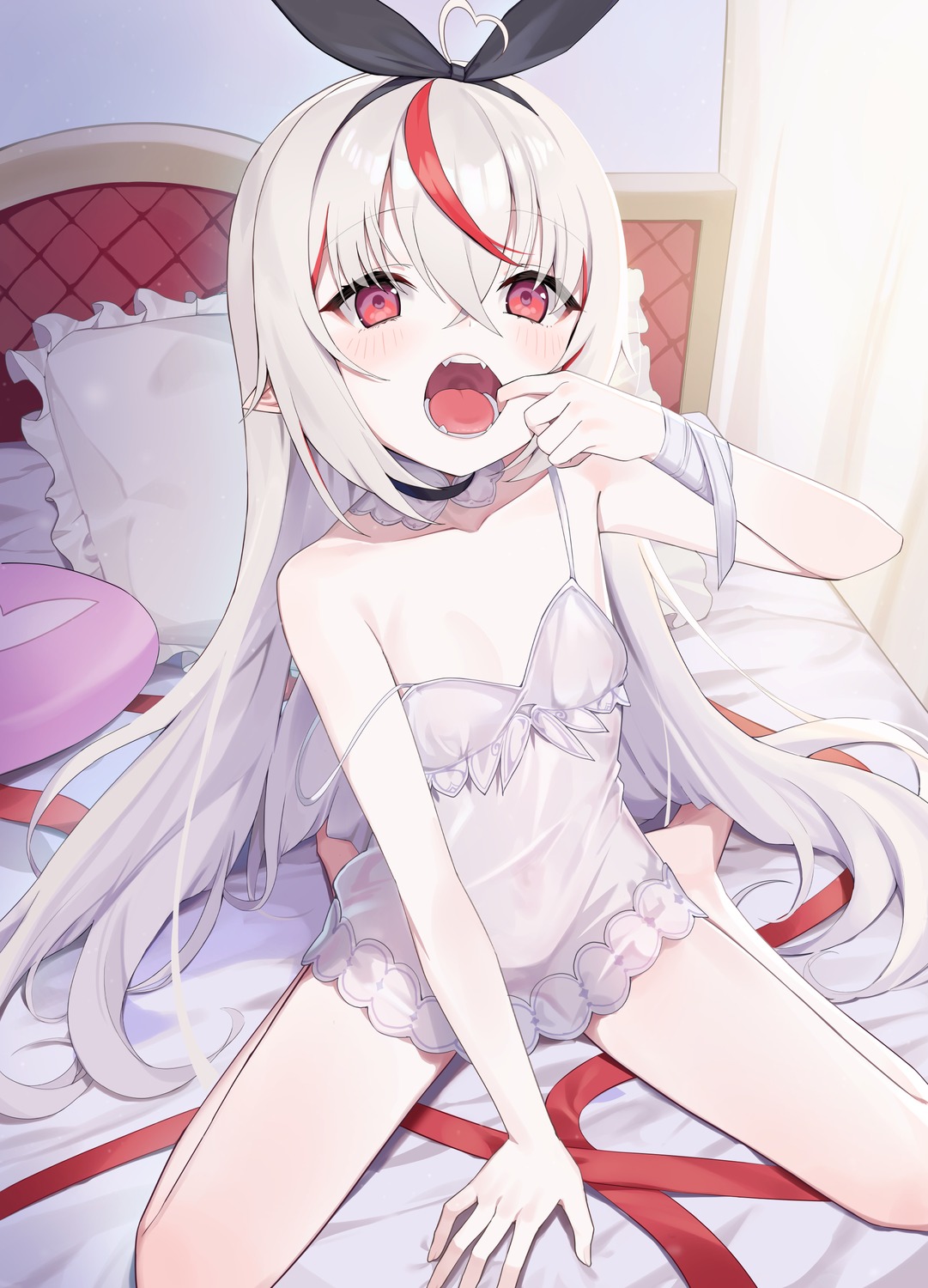 lingerie loli ohihil pointy_ears see_through