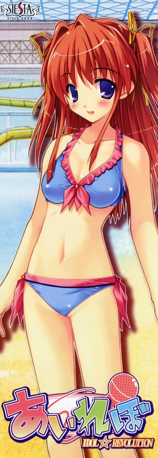 asakura_misaki bikini idol_revolution stick_poster swimsuits yuki_usagi