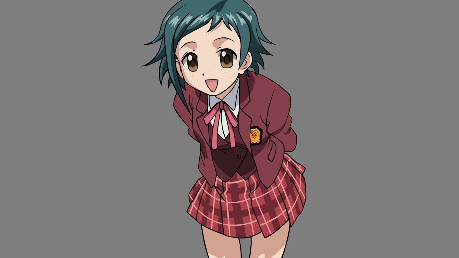 mahou_sensei_negima murakami_natsumi seifuku transparent_png vector_trace