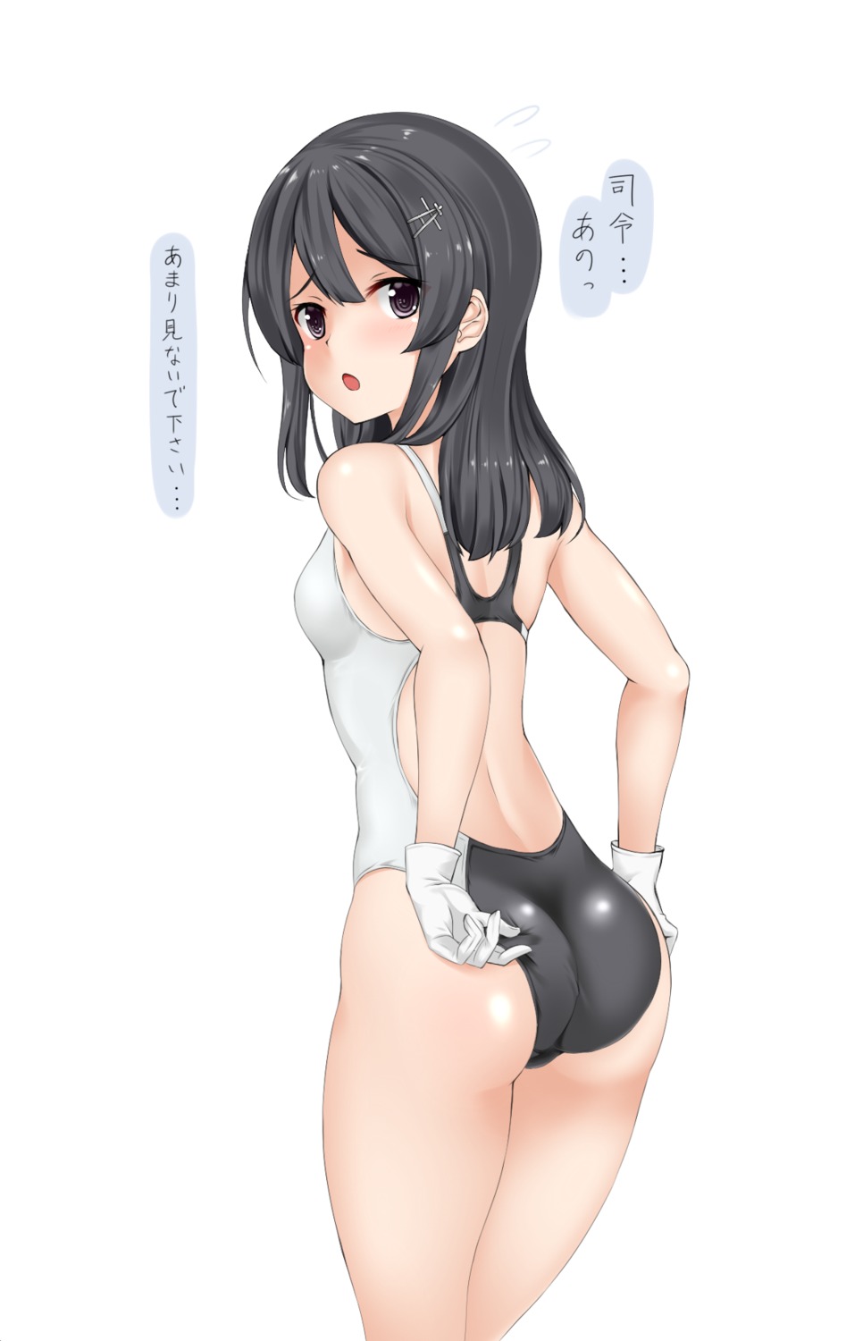 ass kantai_collection oyashio_(kancolle) swimsuits z5987