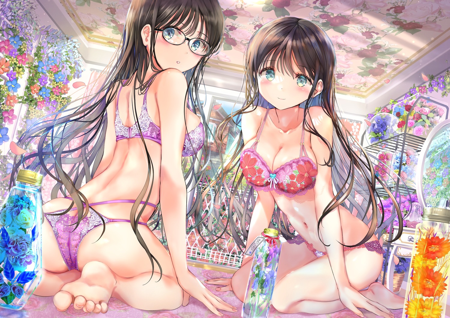 ass bra feet lingerie megane ogata_tei pantsu thong