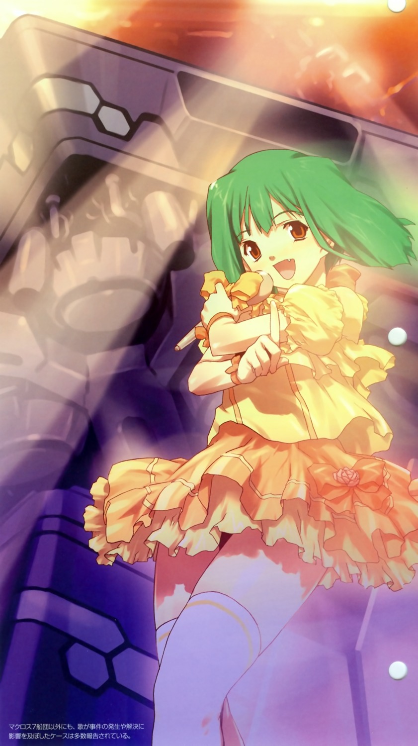 macross macross_frontier overfiltered ranka_lee thighhighs