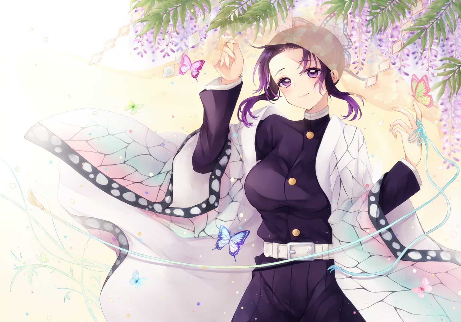 japanese_clothes kimetsu_no_yaiba kochou_shinobu orii_(fsgp5252) uniform