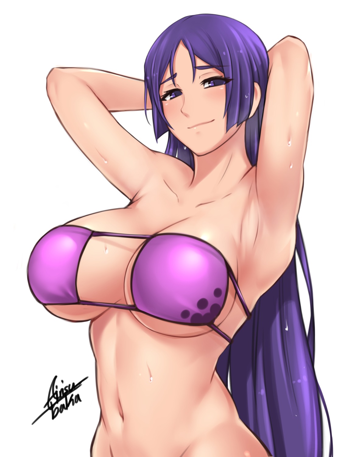 airisubaka bikini_top fate/grand_order minamoto_no_raikou_(fate/grand_order) swimsuits