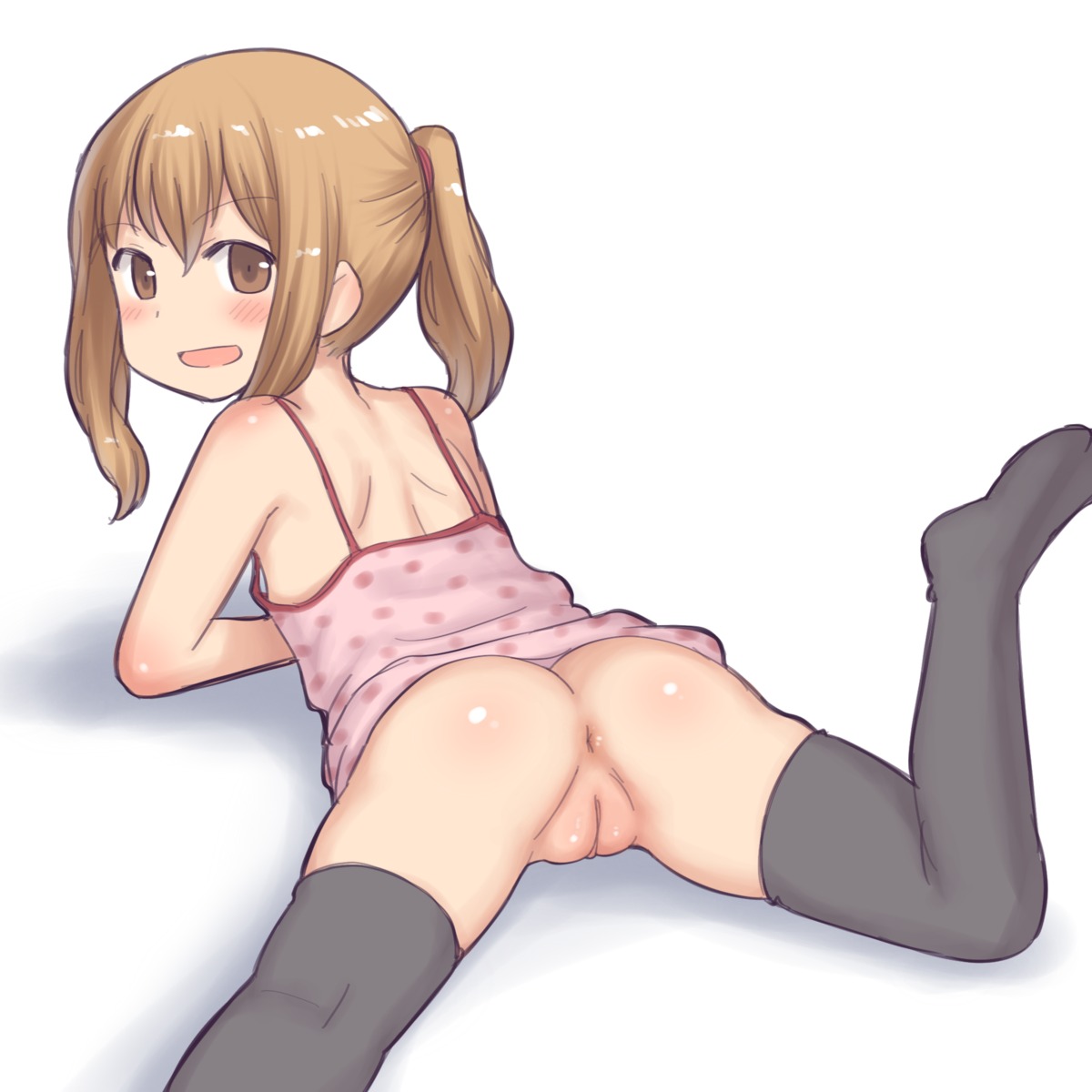 aaaa_(quad-a) anus ass bottomless feet loli no_bra pussy thighhighs uncensored