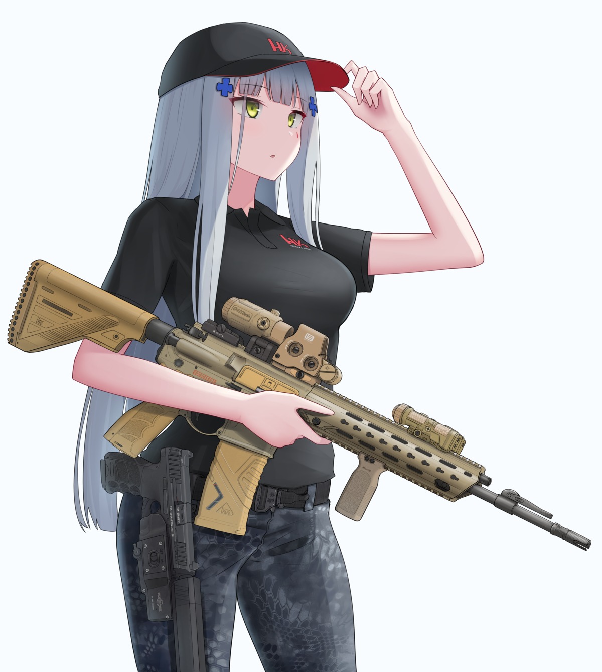 girls_frontline gun hk416_(girls_frontline) topgear