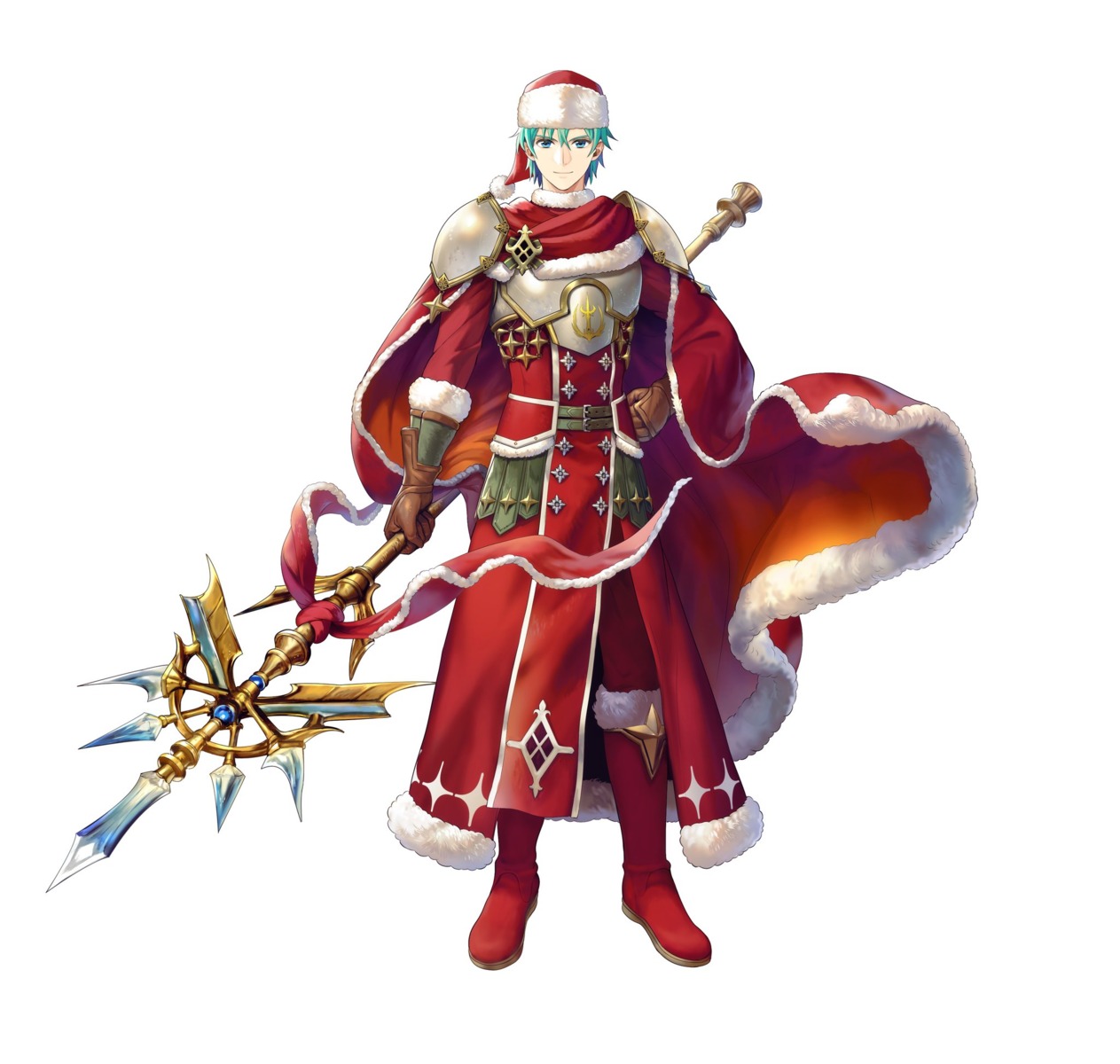 asatani_tomoyo christmas ephraim fire_emblem fire_emblem:_seima_no_kouseki fire_emblem_heroes nintendo old_weapon