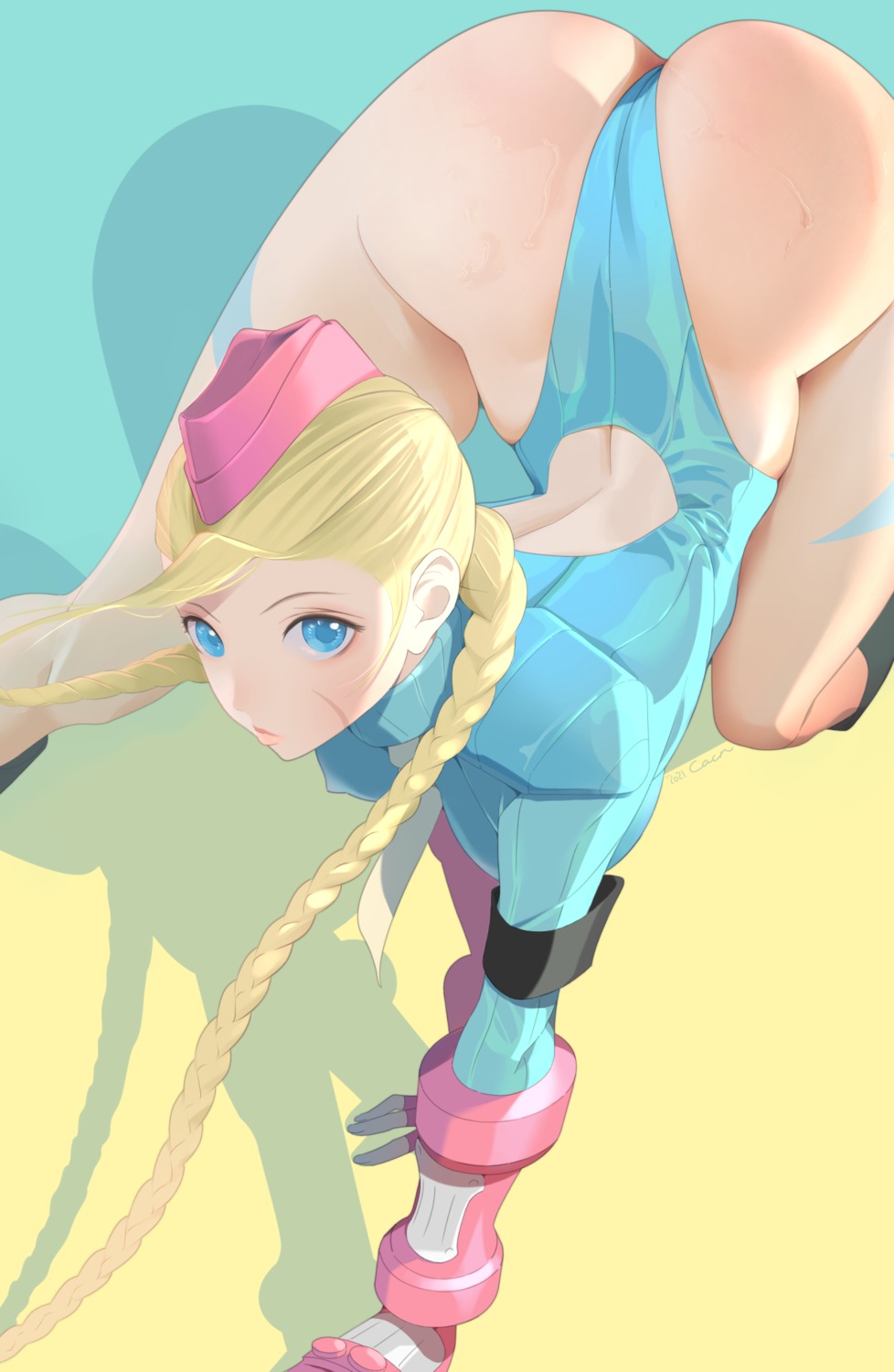 cammy_white kyakkun leotard street_fighter