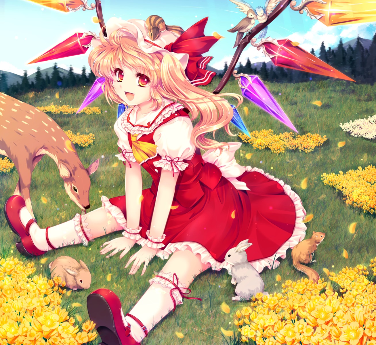 cetera flandre_scarlet garter touhou